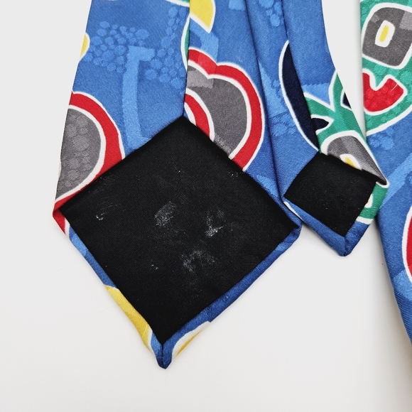 DA VINCI | 100% silk colourful neck tie - Picture 3 of 4